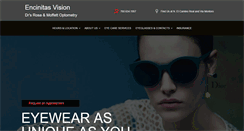 Desktop Screenshot of encinitasvision.com